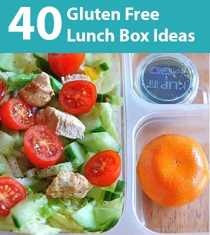 40 Gluten Free Snacks & Lunch Box Ideas