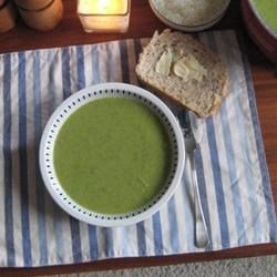 Low Calorie Broccoli Soup- Recipe found at allrecipes.com