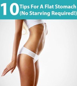 How to get a flat tummy
