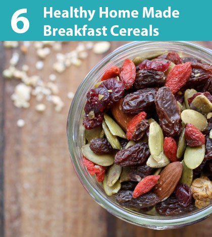 6 Home-made Healthy Cold Cereal Breakfast Ideas