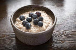 blueberry almond meal pudding
