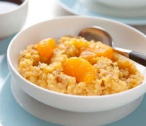 millet and apricot porridge