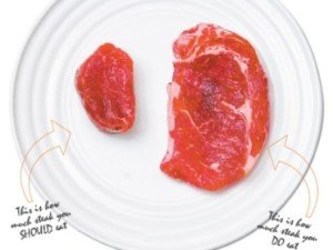 saturated fat serving sizes