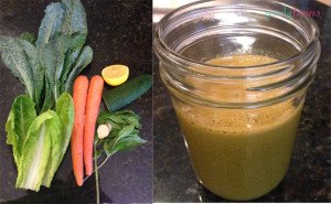 carrot and green juice