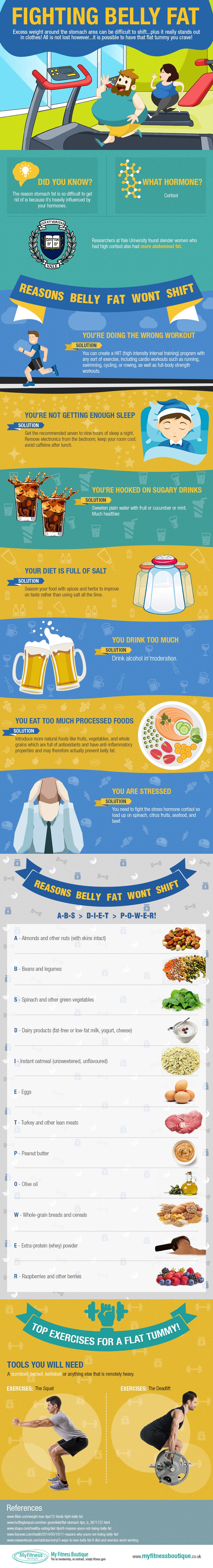 Fighting Belly Fat Infographic (1)